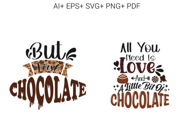 Chocolate day t shirt vector file