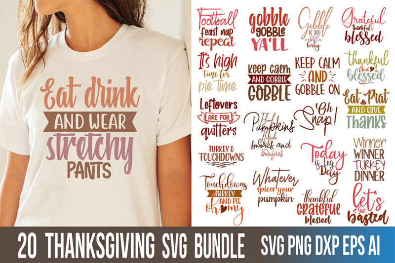 Thanksgiving SVG Bundle File
