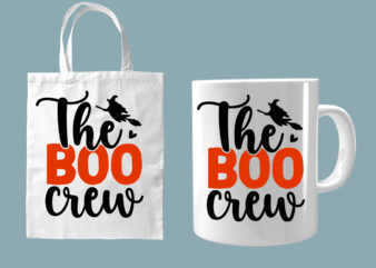 The Boo Crew SVG t shirt designs for sale