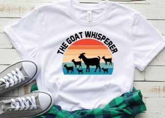 the goat whisperer t shirt designs for sale