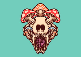 tiger skull mushroom