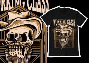 Working class t-shirt template