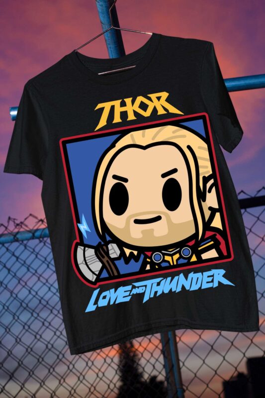 God of Thunder Avenger Fan Art Parody Thor love and Thunder Bundle