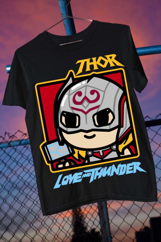 God of Thunder Avenger Fan Art Parody Thor love and Thunder Bundle