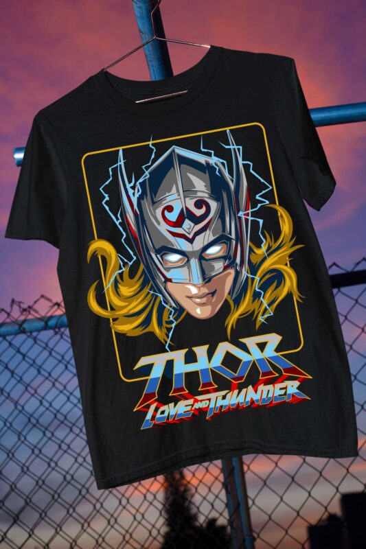 God of Thunder Avenger Fan Art Parody Thor love and Thunder Bundle