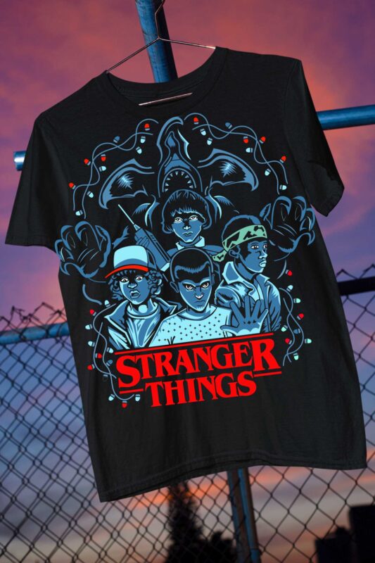 Fan Art Parody Season 4 Top Trending Best Selling POD Stranger Things Bundle