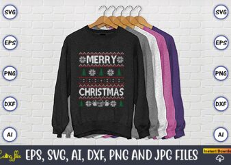 Merry Christmas to everyone, Ugly Christmas sweater design,Christmas SVG Bundle ,Christmas, Merry Christmas svg , Christmas Ornaments Svg , Cricut,Cut file for cricut,layered by color, Vector, Instant Download,Winter SVG Bundle,