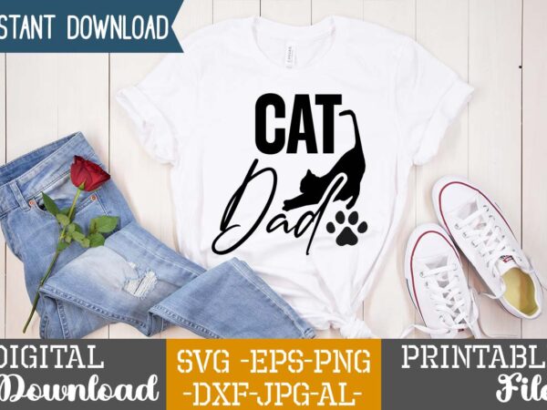 Cat dad,cat mama svg bundle, funny cat svg, cat svg, kitten svg, cat lady svg, crazy cat lady svg, cat lover svg, cats svg, dxf, png,funny cat svg bundle, cat t shirt vector file