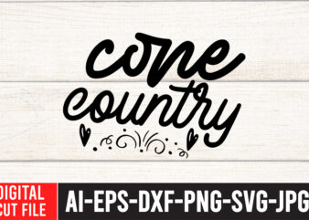 Cone Country T-Shirt Design , Cowgirl Svg Bundle – Western svg – Southern SVG – Country SVG – Howdy svg – Wild West – boho svg – cricut silhouette svg
