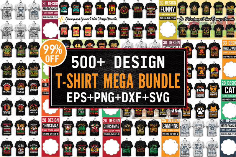 T-shirt Mega Bundle