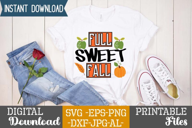 Full Sweet Fall T-shirt Design