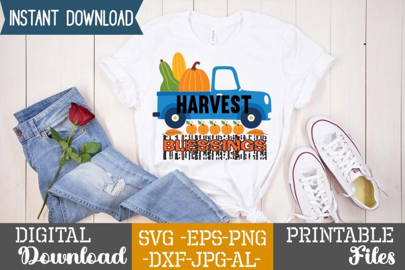 Harvest Blessings SVG Design