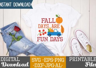 Fall Days Are Fun Days SVG Design