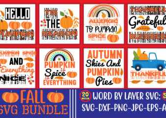 Fall svg bundle , fall t-shirt design bundle , fall svg bundle quotes , funny fall svg bundle 20 design , fall svg bundle, autumn svg, hello fall svg, pumpkin