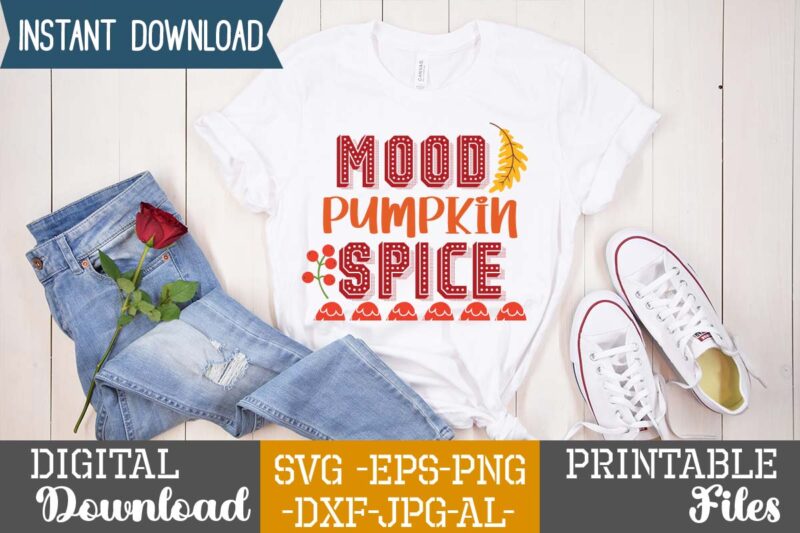 Mood Pumpkin Spice SVG Design