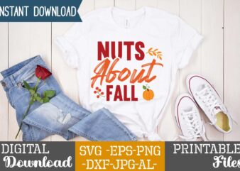 Nuts About Fall SVG Design