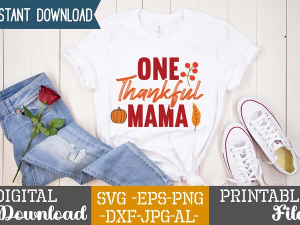 One thankful mama svg design