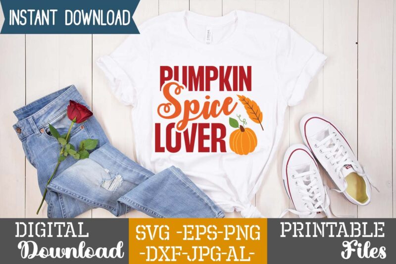 Pumpkin Spice Lover SVG Design
