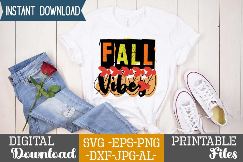 Fall Vibes sublimation Design