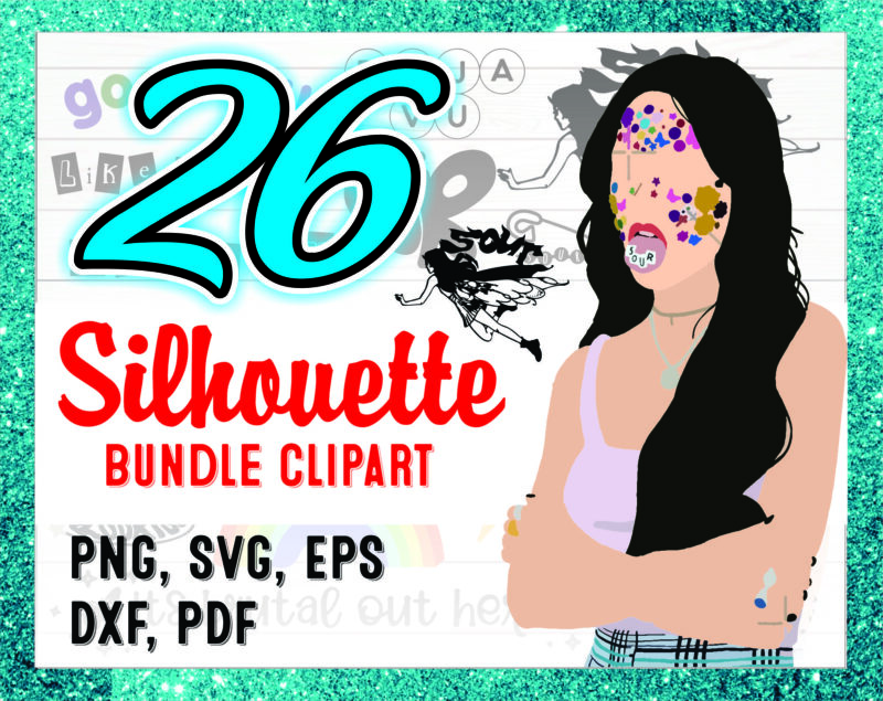 26 Bundle Clipart, Silhouette, Svg, Png