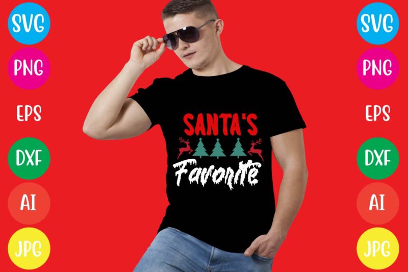 Santa’s Favorite T-shirt Design