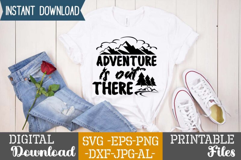 Adventure Is Out There T-shirt Design