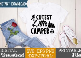 Cutest Little Camper T-shirt Design