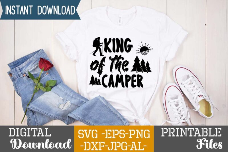 King Of The Camper T-shirt Design