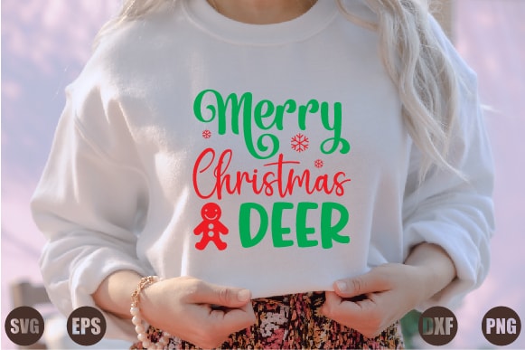 Merry christmas deer t shirt designs for sale
