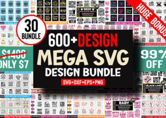The Mega SVG Bundle