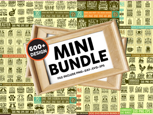 Mini mega svg bundle t shirt designs for sale Mini mega svg bundle t shirt designs for sale