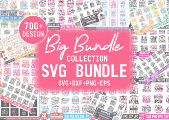 Big SVG Bundle t shirt template