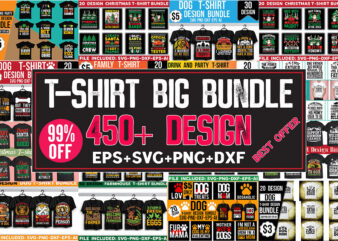 T-shirt Design Big Bundle
