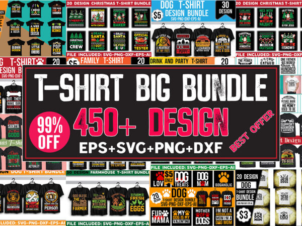 T-shirt design big bundle