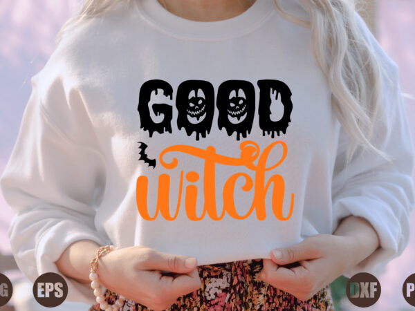 Good witch t shirt design template