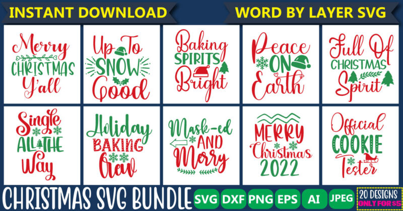 Christmas SVG Bundle, Farmhouse Christmas SVG, Farmhouse Christmas, Farmhouse Sign Svg, Christmas for cricut, Winter Svg,Christmas Svg Bundle, Christmas Quotes Svg, Christmas Svg, Christmas Sign Svg, Christmas Ornament, Gift, Decor,