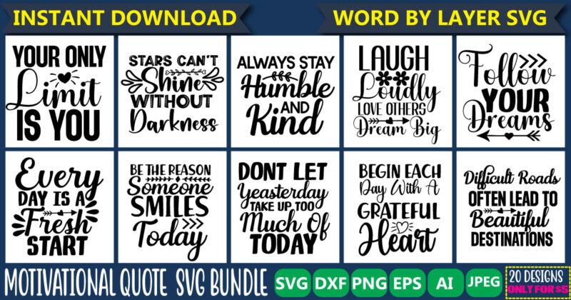Motivational quote svg bundle hand lettered, inspirational quote svg, positive quote svg, motivation svg, saying svg, svg for shirt png,Motivational Quote Svg Bundle Hand Lettered, Inspirational Quote Svg, Positive Quote