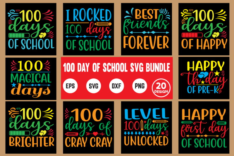 100 day of school svg bundle teacher, 100 days of school svg, for teacher, friends, funny, teacher appreciation, teacher love, unisex adult, education svg, teaching svg, teacher life svg, school