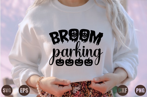 Broom parking t shirt template