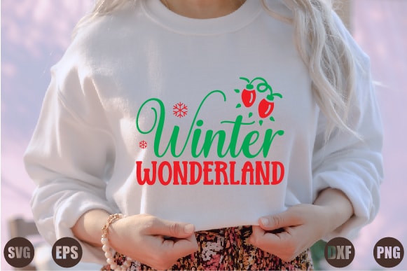 Winter wonderland t shirt design for sale