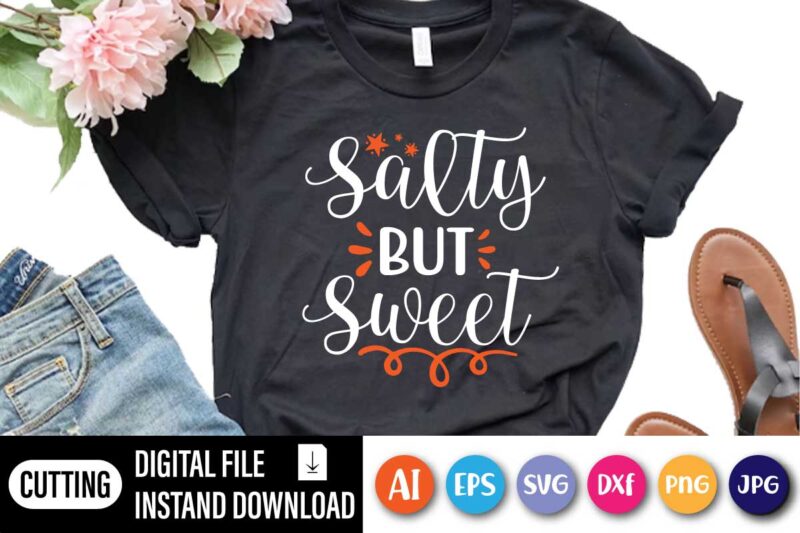 Salty But Sweet T-Shirt, Seahorses Shirt, Beach Shirt, Summer Themed Shirt, Summer Shirt, Salty But Sweet Women Tank Top, Women Gift Shirt
