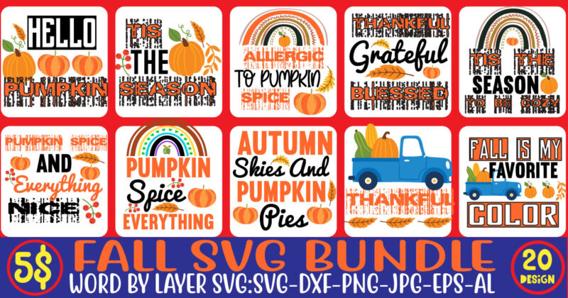 Fall svg bundle , fall t-shirt design bundle , fall svg bundle quotes , funny fall svg bundle 20 design , fall svg bundle, autumn svg, hello fall svg, pumpkin