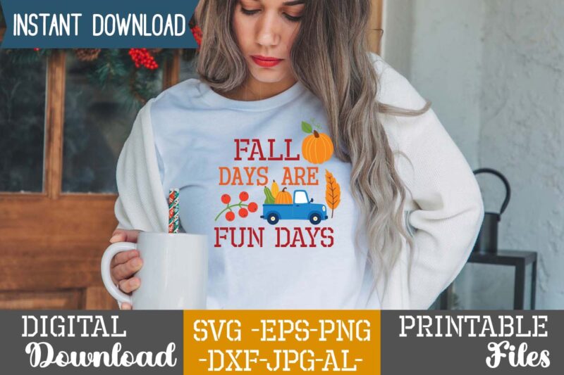 Fall Days Are Fun Days SVG Design