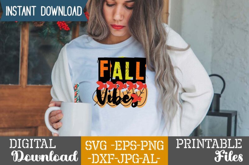Fall Vibes sublimation Design