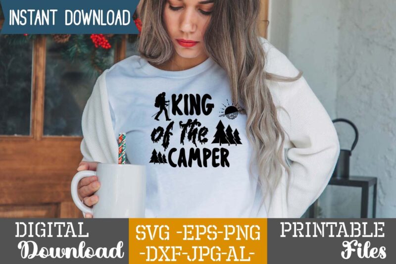 King Of The Camper T-shirt Design