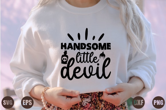 Handsome little devil graphic t shirt