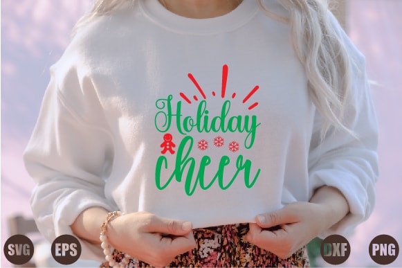 Holiday cheer graphic t shirt