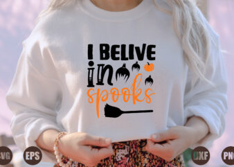 i belive in spooks t shirt design for sale