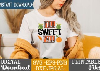 Full Sweet Fall T-shirt Design