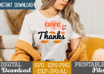 Give Thanks SVG Design